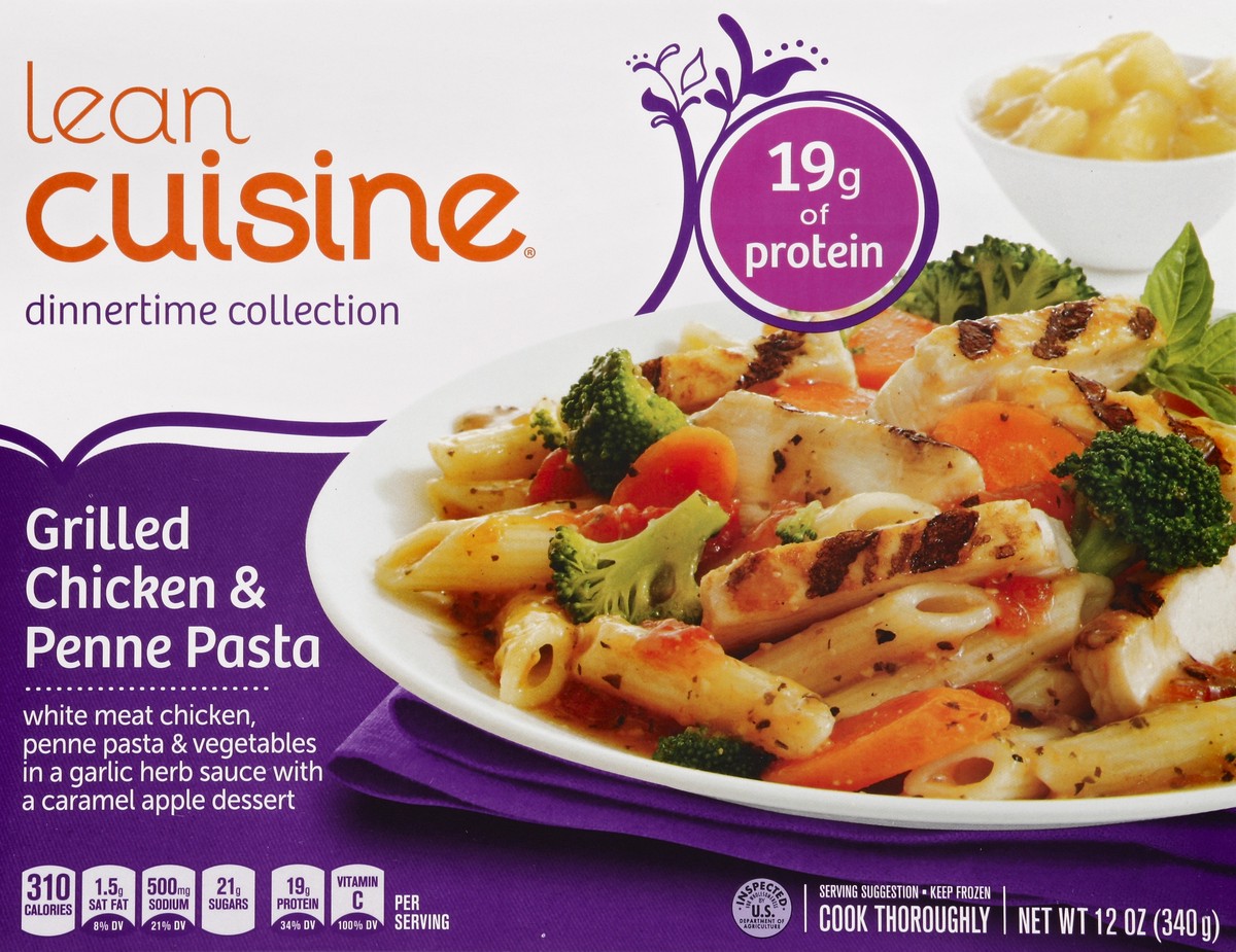 slide 4 of 4, Lean Cuisine Market Collection Grilled Chicken & Penne Pasta, 12 oz