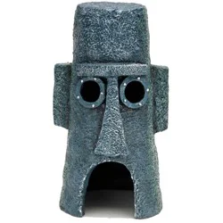 Penn-Plax SpongeBob Squidward Easter Island Home