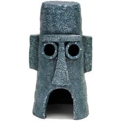 Penn-Plax SpongeBob Squidward Easter Island Home