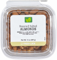 slide 1 of 1, Roasted & Salted Almonds, 14 oz