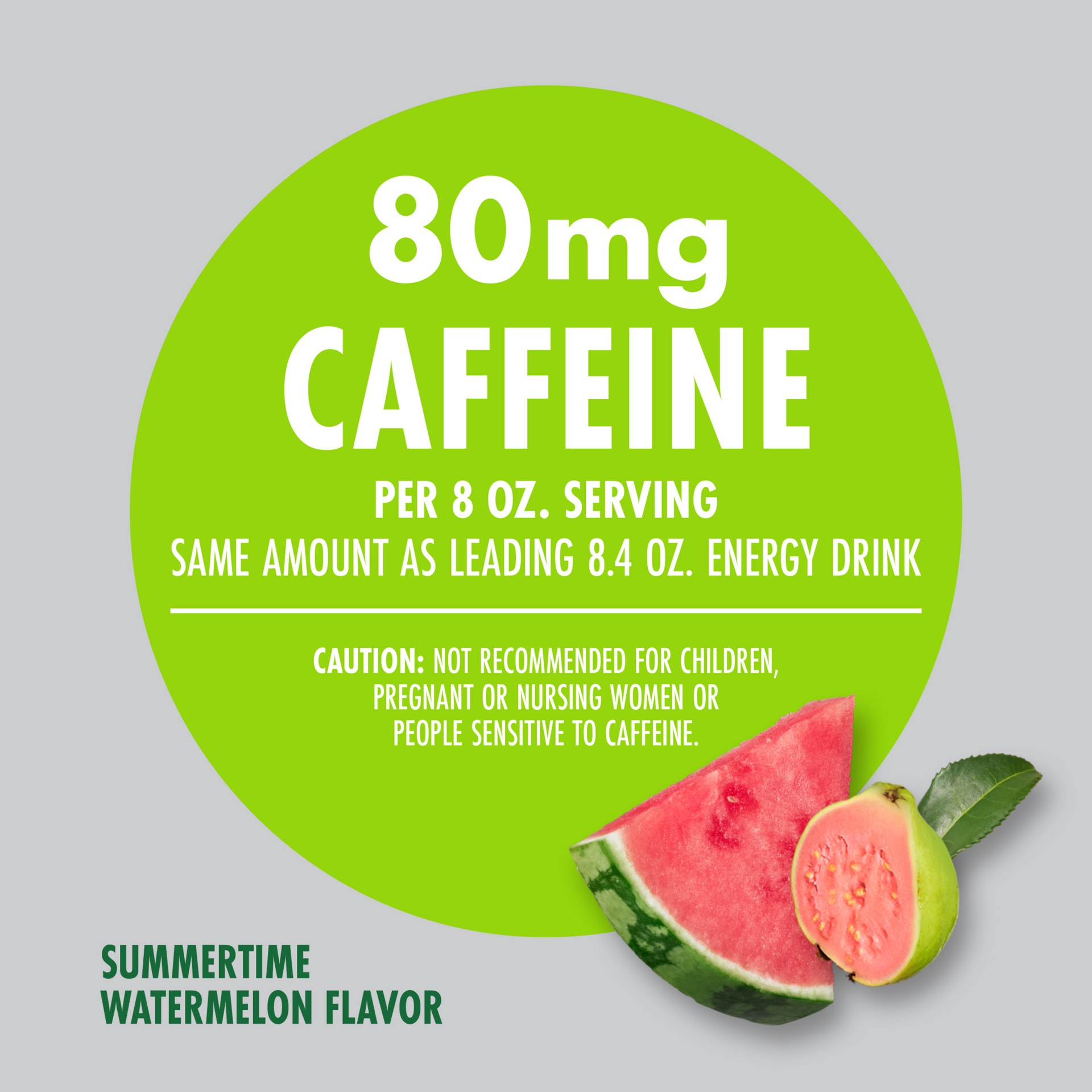 slide 8 of 8, V8 +Energy Limited Edition Summertime Watermelon Juice Energy Drink, 8 fl oz Can (6 Pack), 48 oz