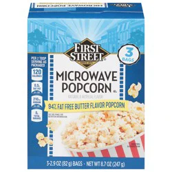 First Street 94% Fat Free Butter Popcorn