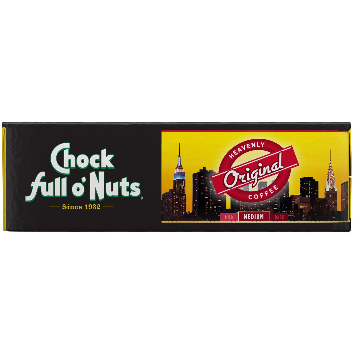 slide 4 of 9, Chock Full O' Nuts Original Medium Ground Coffee 11.3 oz. Brick, 11.3 oz