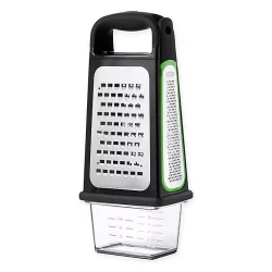OXO Good Grips Etched Box Grater with Removable Zester