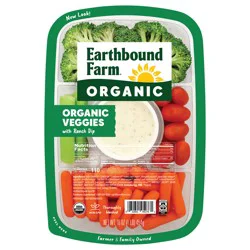Earthbound Farm Organic Veggies with Ranch Dip 16 oz