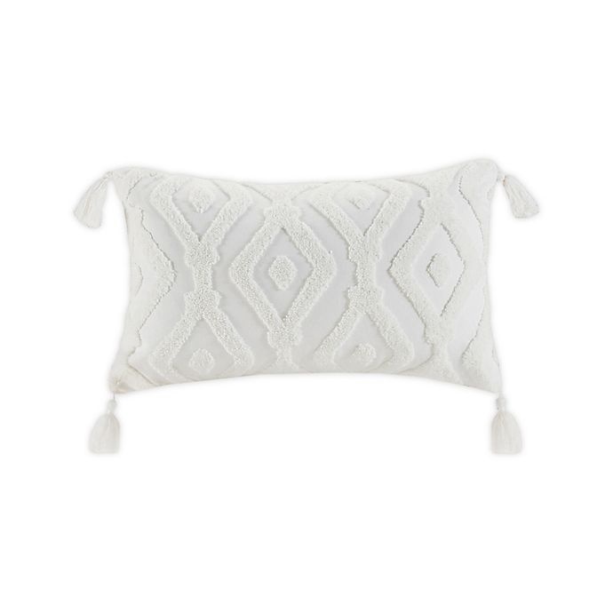 slide 1 of 2, Harbor House Palmetto Bay Oblong Throw Pillow - White, 1 ct