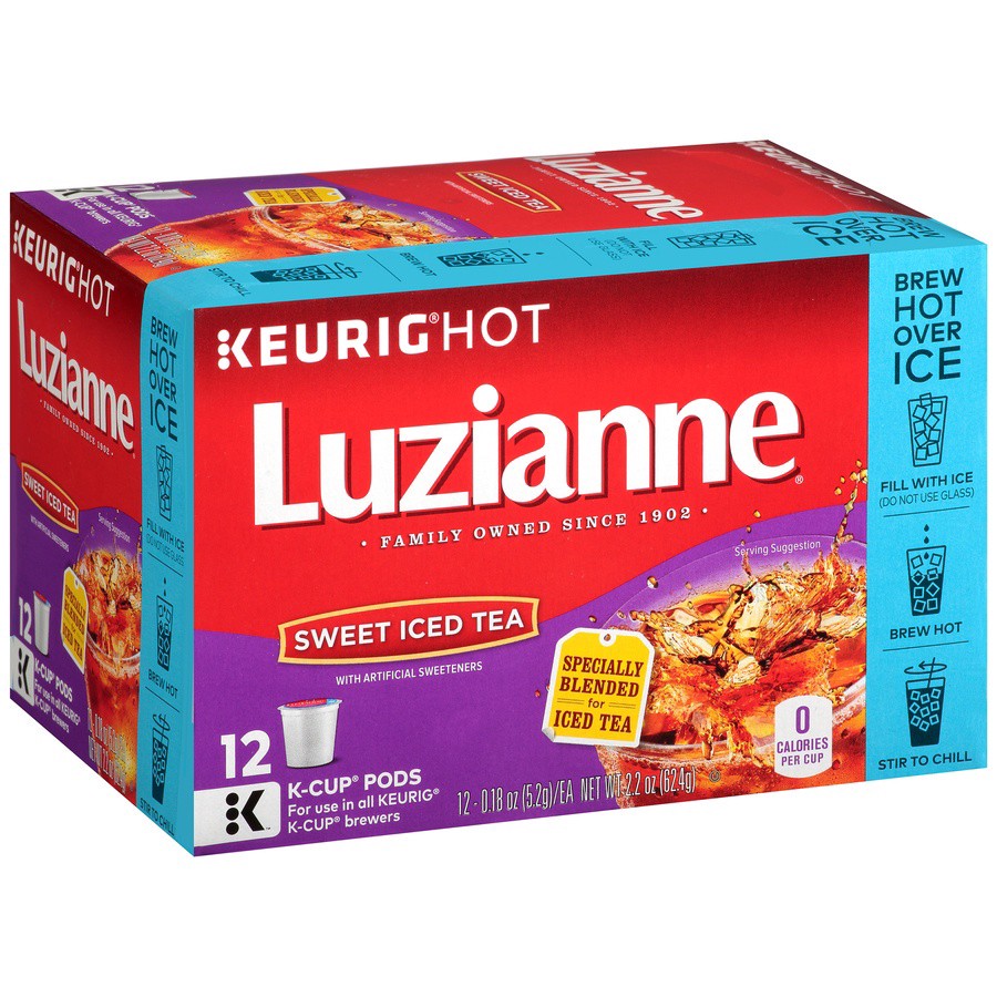 slide 2 of 8, Luzianne Iced Tea 12 ea, 12 ct