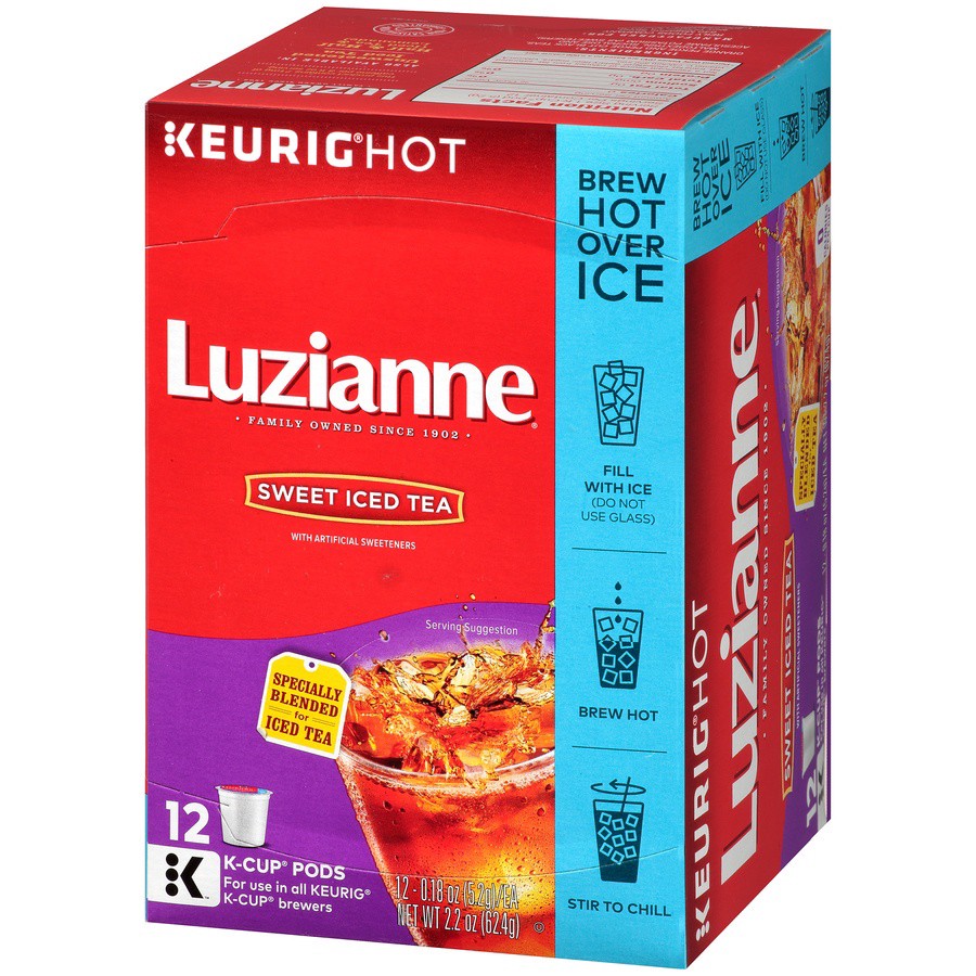 slide 3 of 8, Luzianne Iced Tea 12 ea, 12 ct