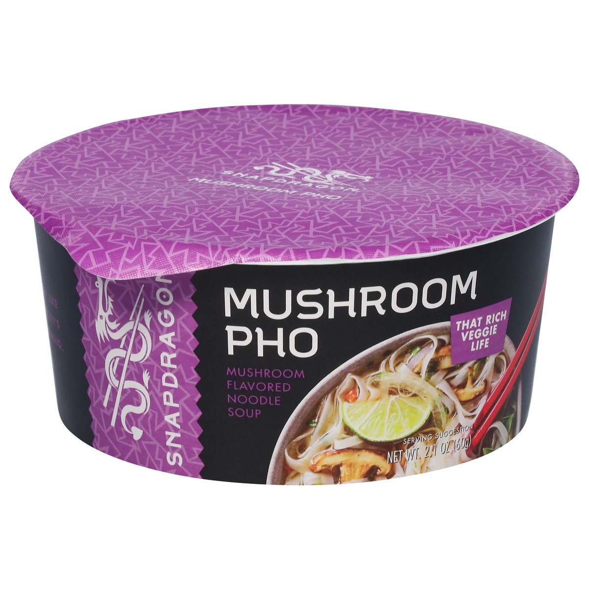 slide 2 of 9, Snapdragon Pho Bowl Mushroom Vietnamese, 2.1 oz