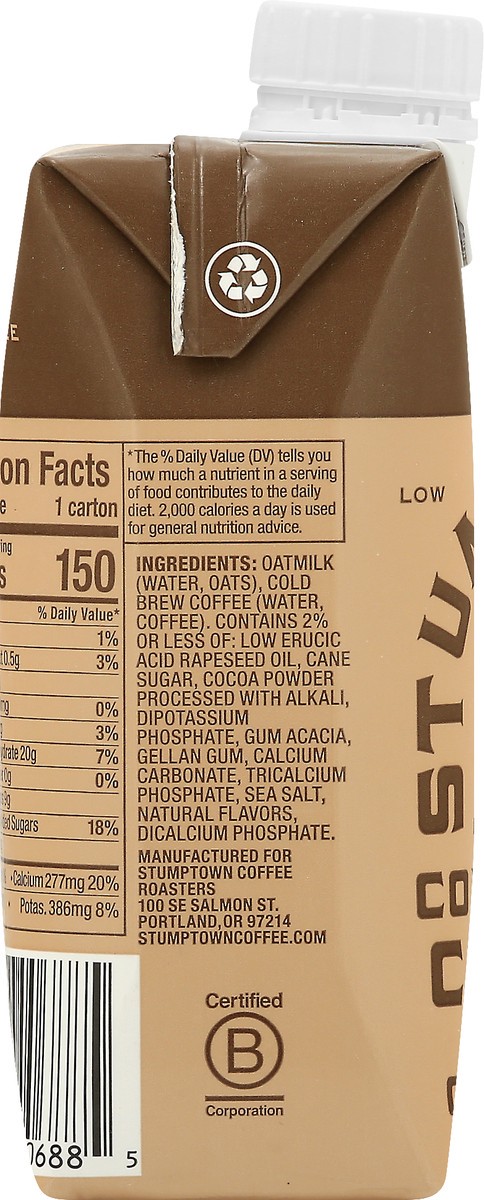 slide 4 of 12, Stumptown Coffee Stumptown Cold Brew Oatmilk Choc, 11 fl oz