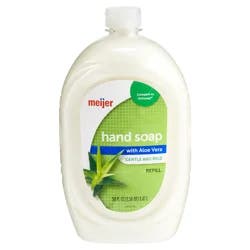Meijer Liquid Hand Soap Aloe Refill