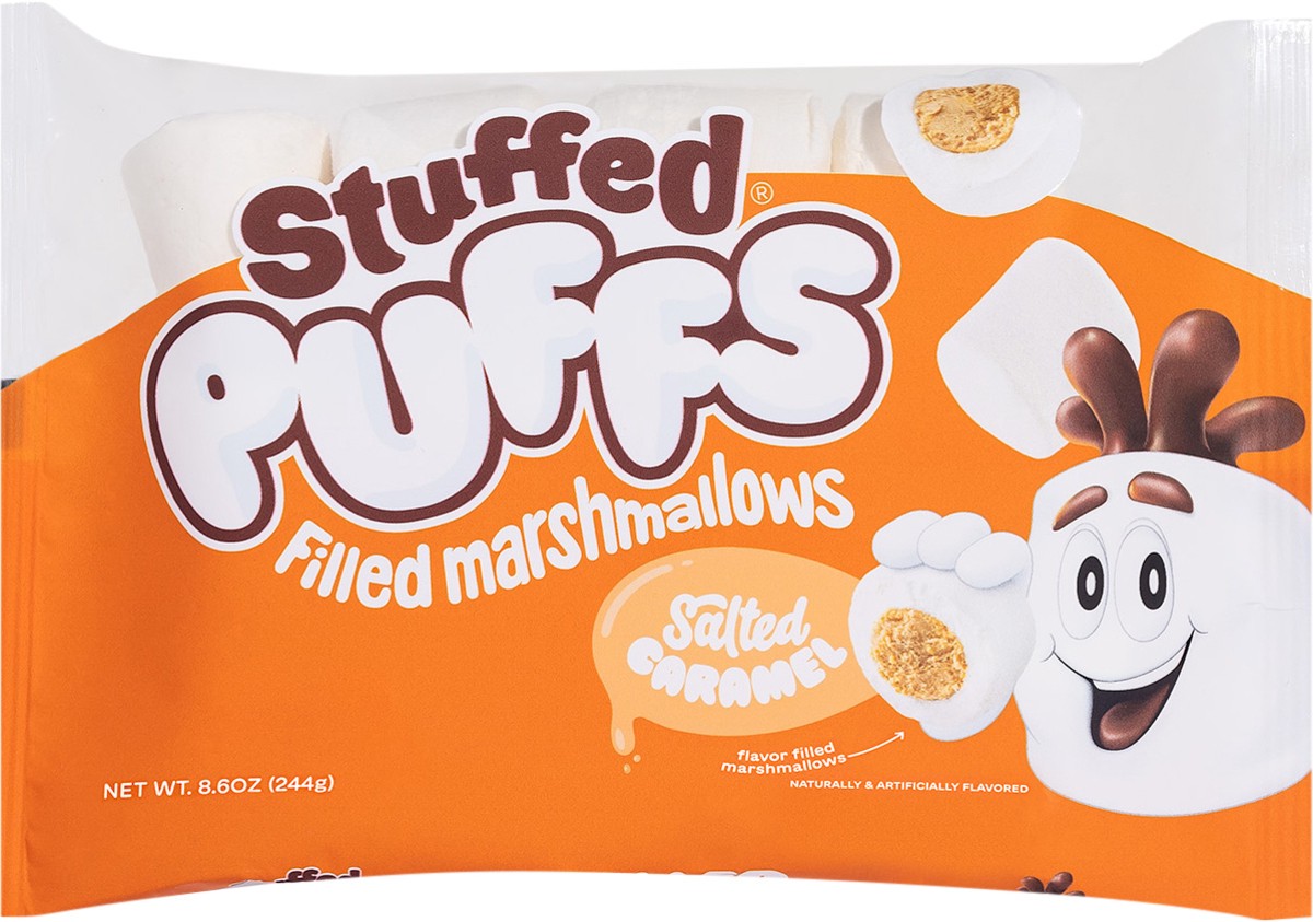 slide 5 of 7, Stuffed Puffs Caramel-Filled Stuffed Puffs, 8.6 oz