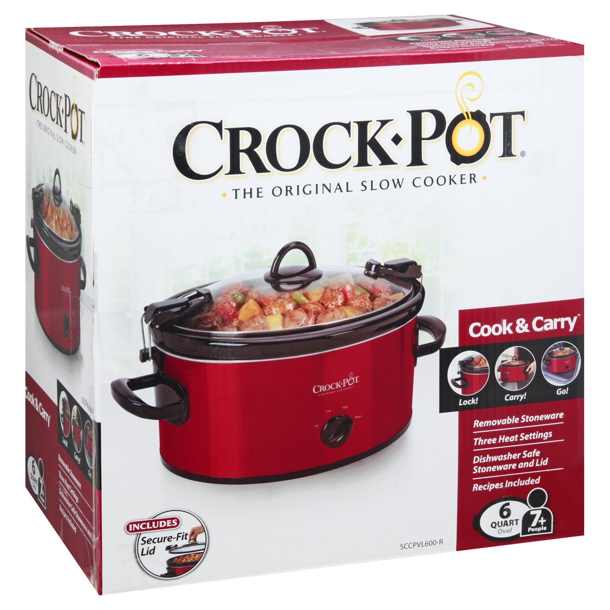 slide 4 of 9, Crock-Pot 6 Quart Oval Slow Cooker 1 ea, 1 ct