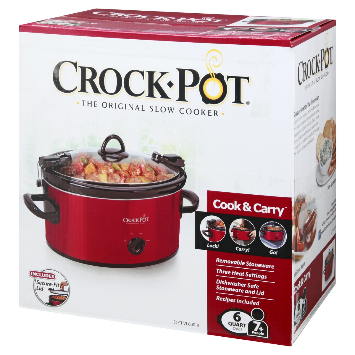 slide 9 of 9, Crock-Pot 6 Quart Oval Slow Cooker 1 ea, 1 ct