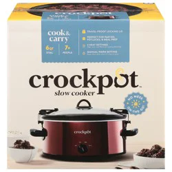 Crock-Pot 6 Quart Oval Slow Cooker 1 ea