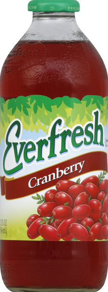 slide 1 of 4, Everfresh Juice Blend Cocktail, Cranberry, 32 oz