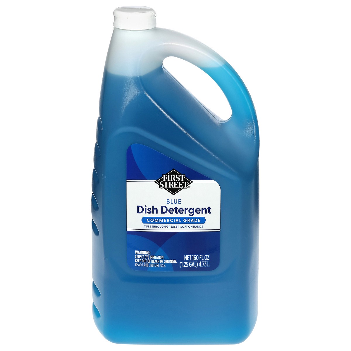 slide 1 of 4, First Street Blue Dish Detergent, 160 oz