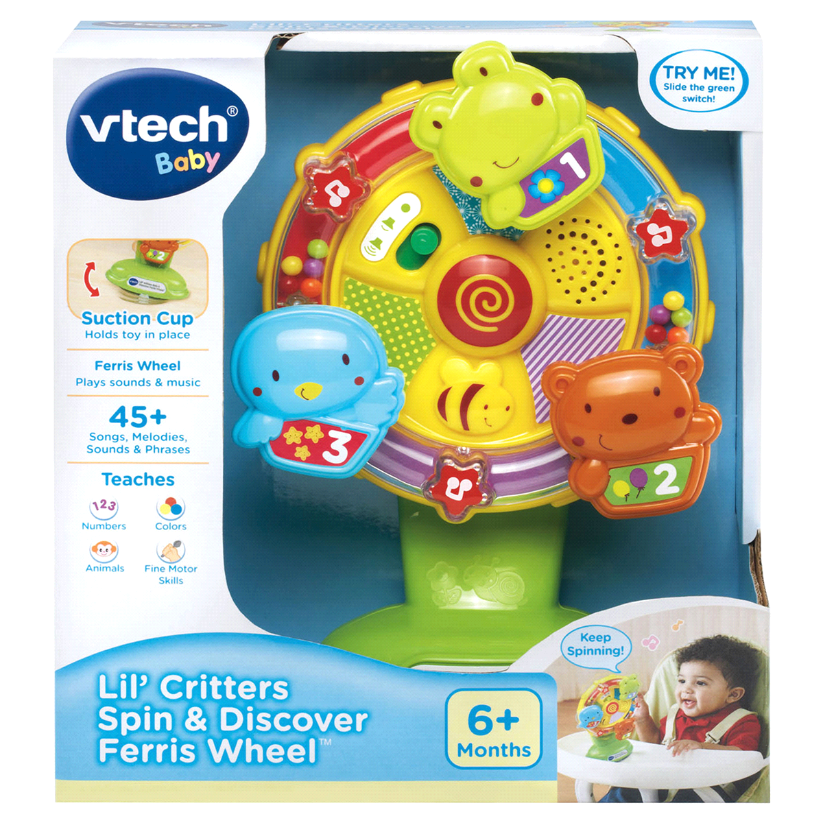 slide 2 of 2, VTech Lil' Critters Spin & Discover Ferris Wheel, 1 ct
