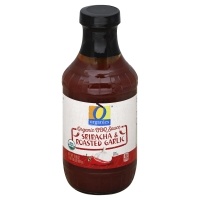 slide 1 of 1, O Organics BBQ Sauce Sriracha & Roasted Garlic, 19.8 oz