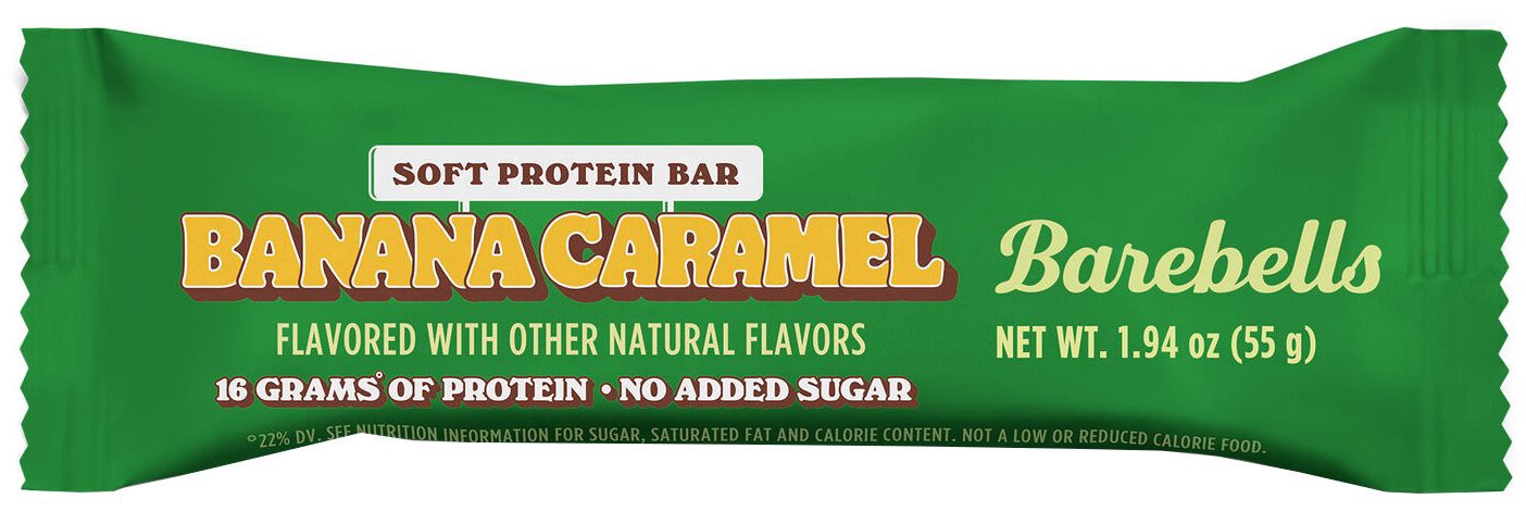 slide 1 of 1, Barebells Banana Caramel Protein Bar, 1.94 oz