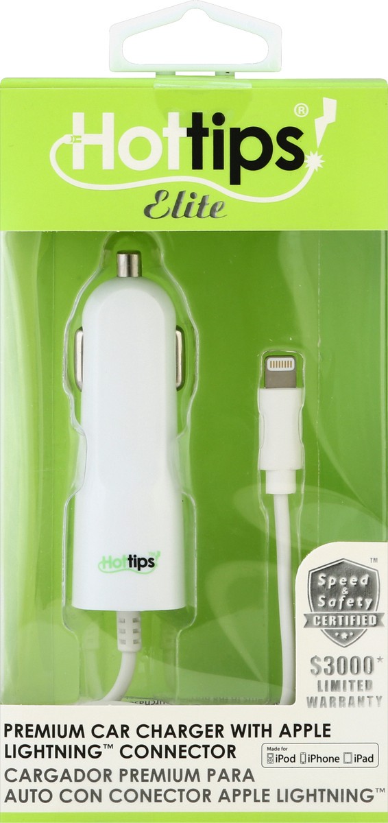 slide 2 of 4, Hottips! Car Charger 1 ea, 1 ct