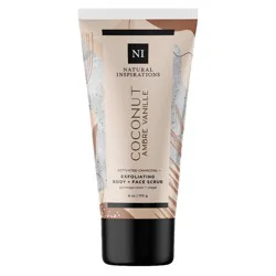Natural Inspirations Coconut Ambre Vanille Face + Body Scrub