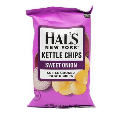 slide 1 of 1, Hal's New York Sweet Onion Potato Chips, 2 oz