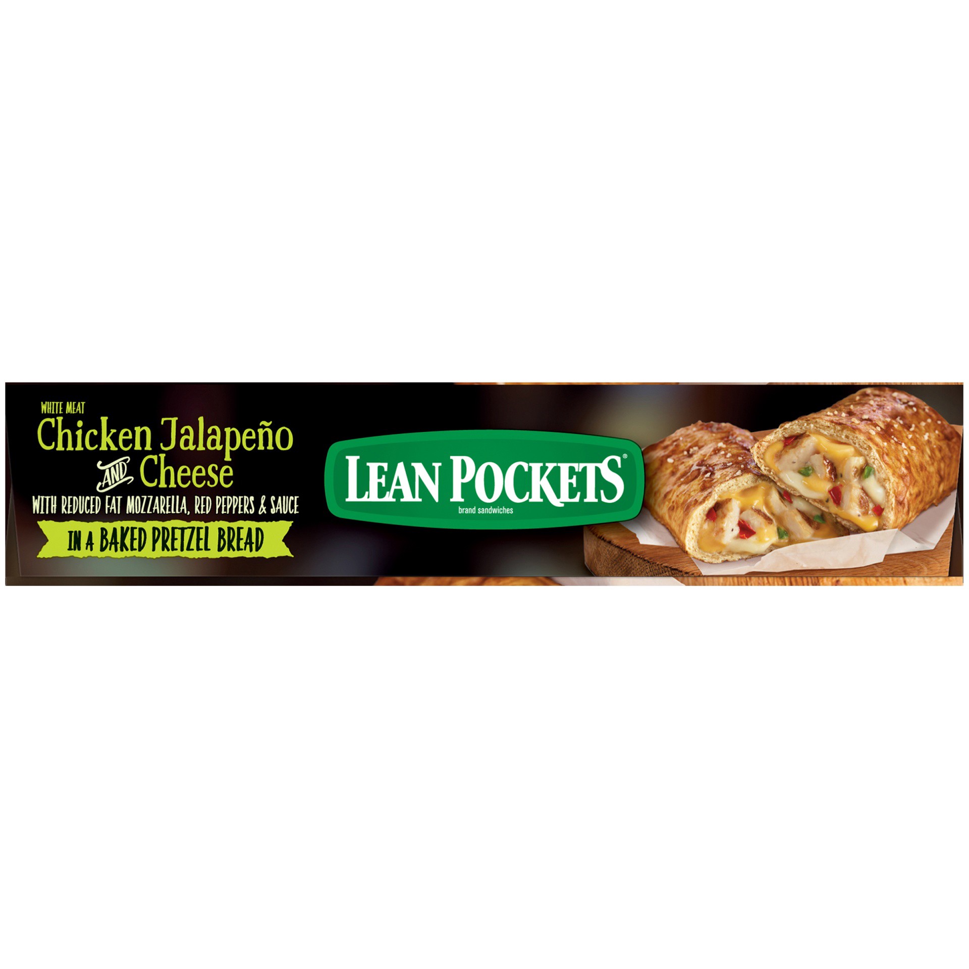 slide 5 of 6, Lean Pockets Chicken Jalapeno Cheddar Pretzel Bread, 9 oz