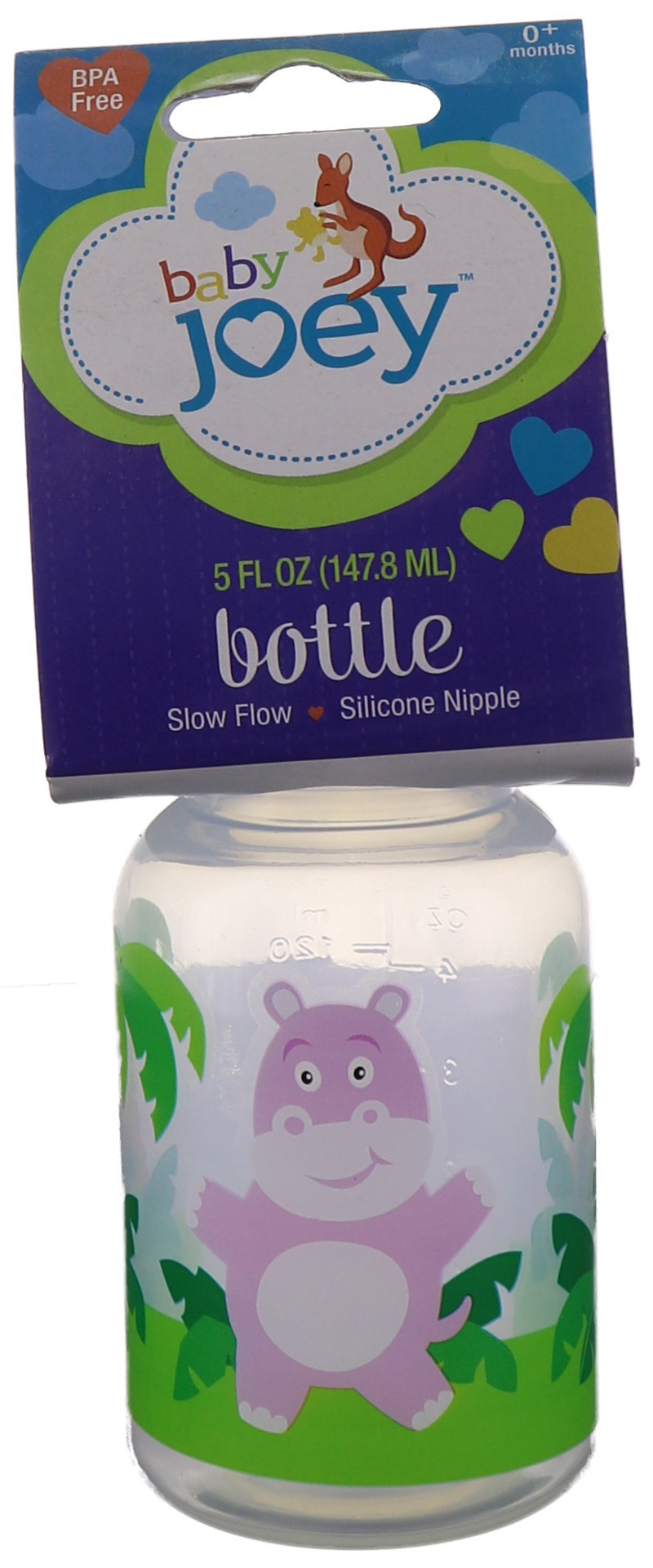 slide 1 of 1, Baby Joey Girl Botle Slow Flourishourishourishow, 5 oz