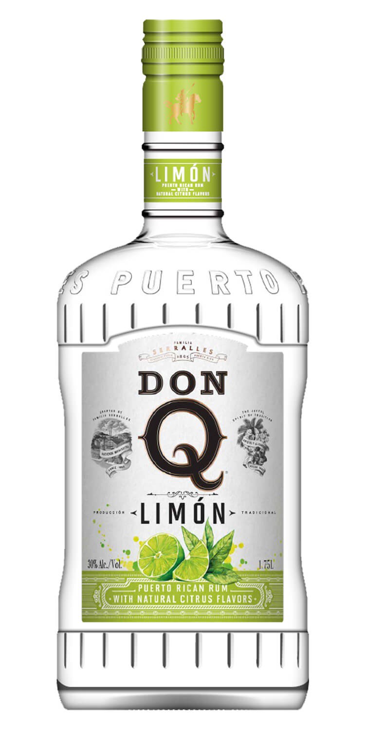 slide 1 of 1, Don Q Puerto Rican Rum Limon, 1.75 liter