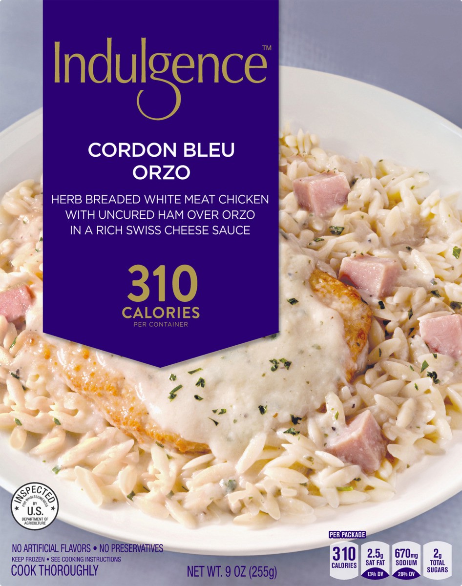 slide 6 of 8, Indulgence Chicken Cordon Bleu Orzo, 9 oz