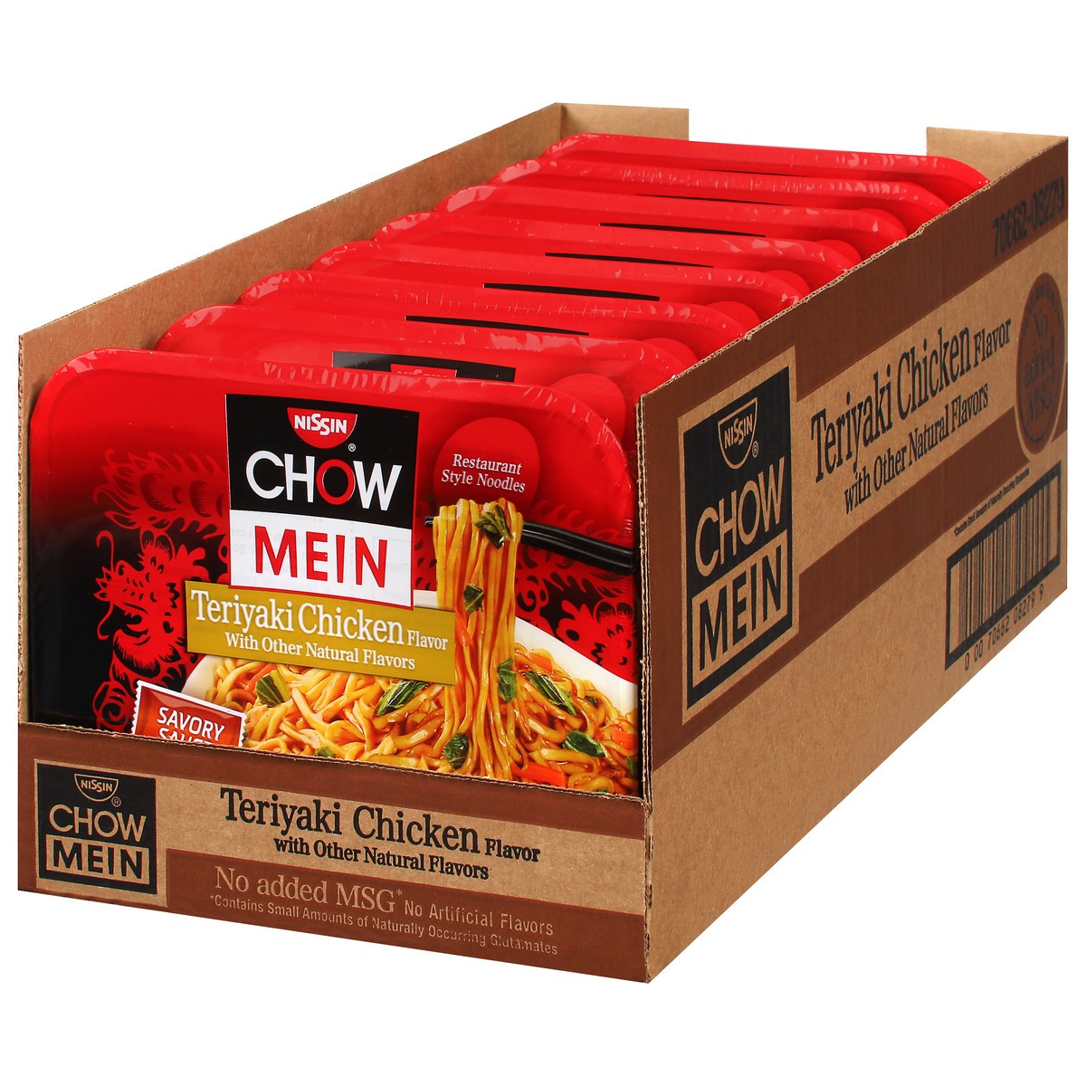 slide 9 of 11, Nissin Teriyaki Chicken Flavor Chow Mein 8 - 4 oz Trays, 8 ct