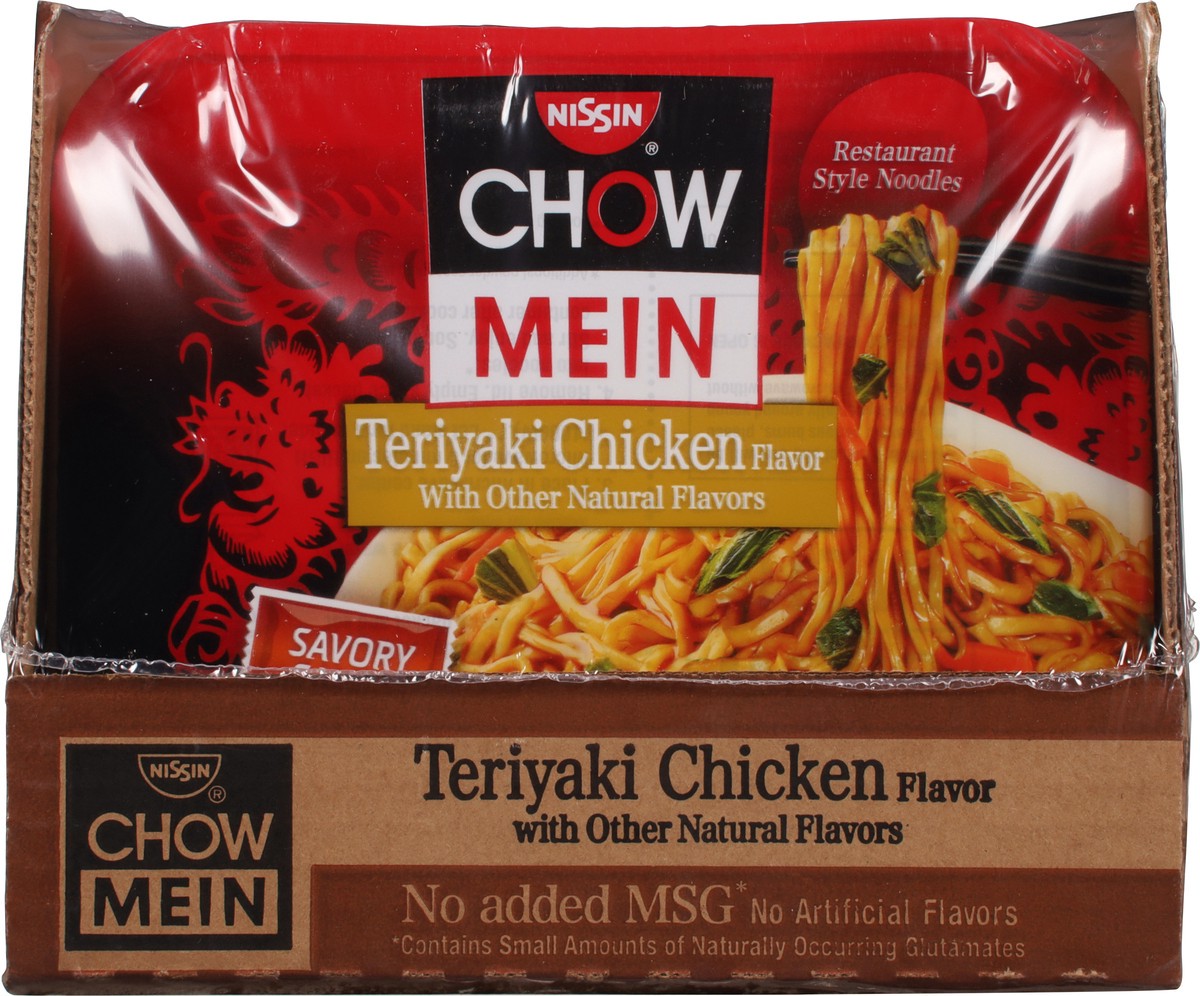 slide 11 of 11, Nissin Teriyaki Chicken Flavor Chow Mein 8 - 4 oz Trays, 8 ct