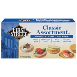 First Street Entertaining Crackers Classic Asst - 13.6 oz