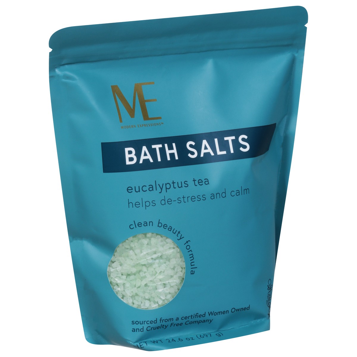 slide 9 of 9, Modern Expressions Eucalyptus Tea Bath Salts 24.6 oz, 24.6 oz