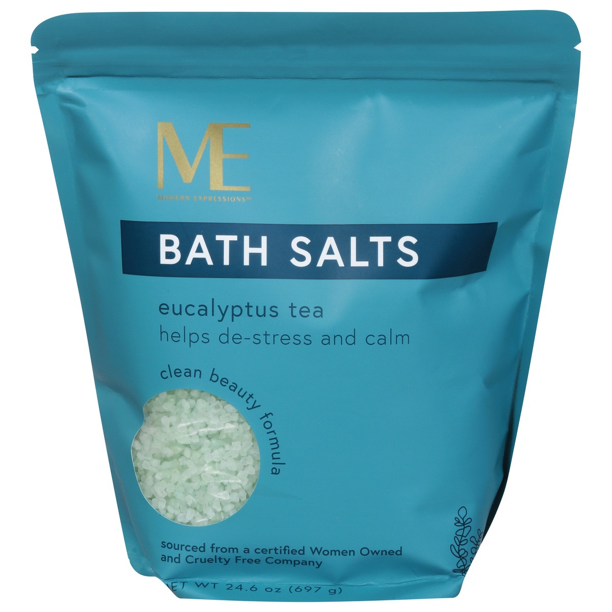 slide 1 of 9, Modern Expressions Eucalyptus Tea Bath Salts 24.6 oz, 24.6 oz