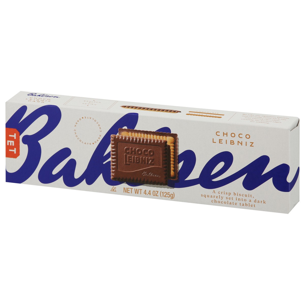 slide 8 of 9, Bahlsen Choco Leibniz, Dark Chocolate, 4.4 Ounce, 4.4 oz