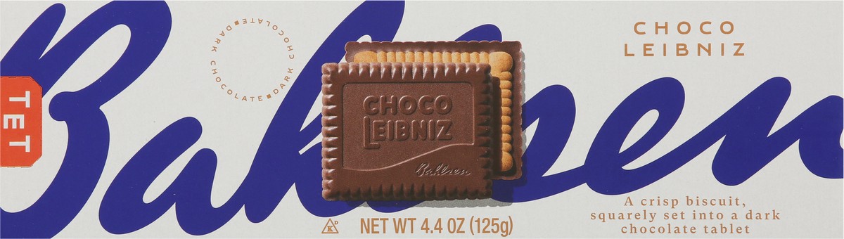 slide 4 of 9, Bahlsen Choco Leibniz, Dark Chocolate, 4.4 Ounce, 4.4 oz