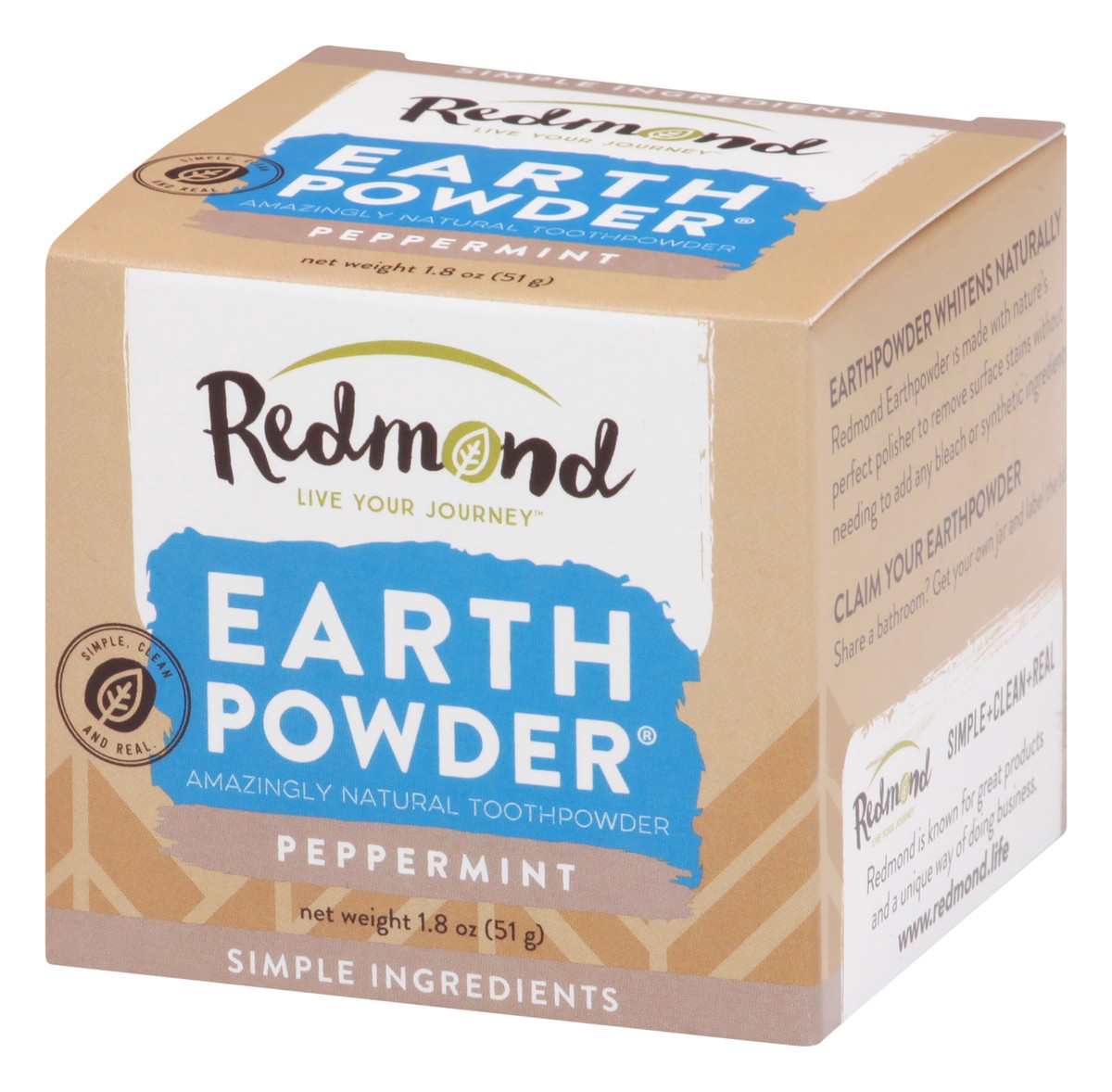 slide 9 of 12, Redmond Toothpowder 1.8 oz, 1.8 oz