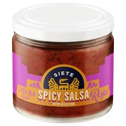 Siete 10.5oz Casera Spicy Salsa Roja