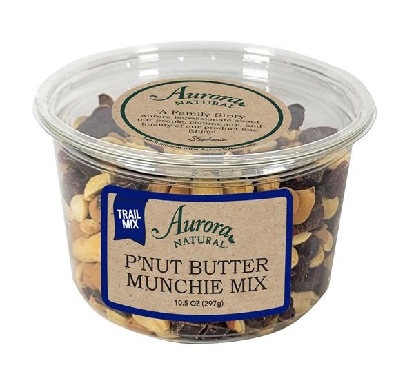 slide 1 of 1, Aurora Natural Peanut Butter Munchie Mix, 1 ct