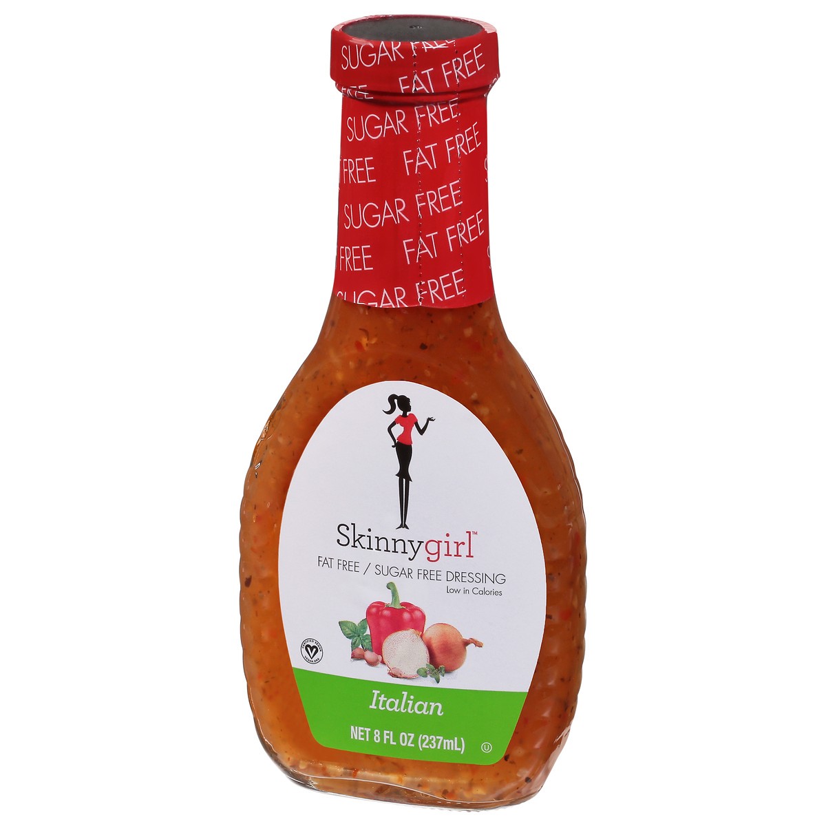 slide 7 of 12, Skinnygirl, Fat-Free, Sugar-Free Italian Salad Dressing, 8 fl oz, 8 fl oz