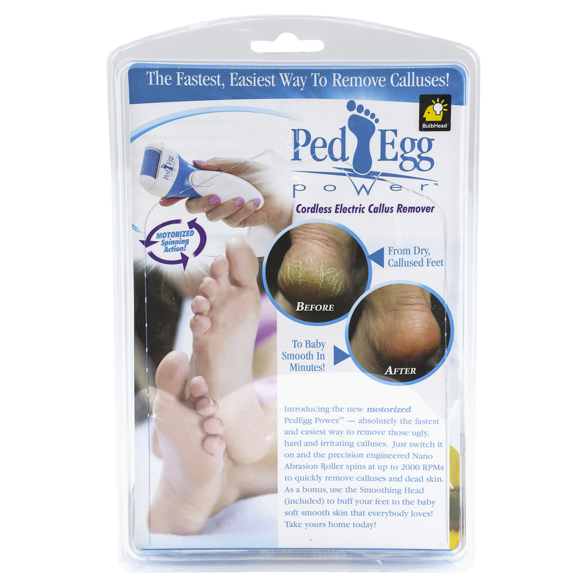 Pedegg Power Callus Removal Device