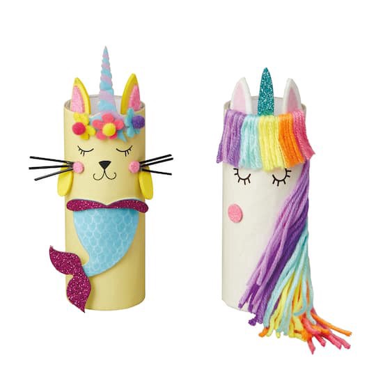 slide 1 of 3, Unicorn Paper Roll Craft Kit By Creatology, 5.5 in x 8 in x 1.5 in