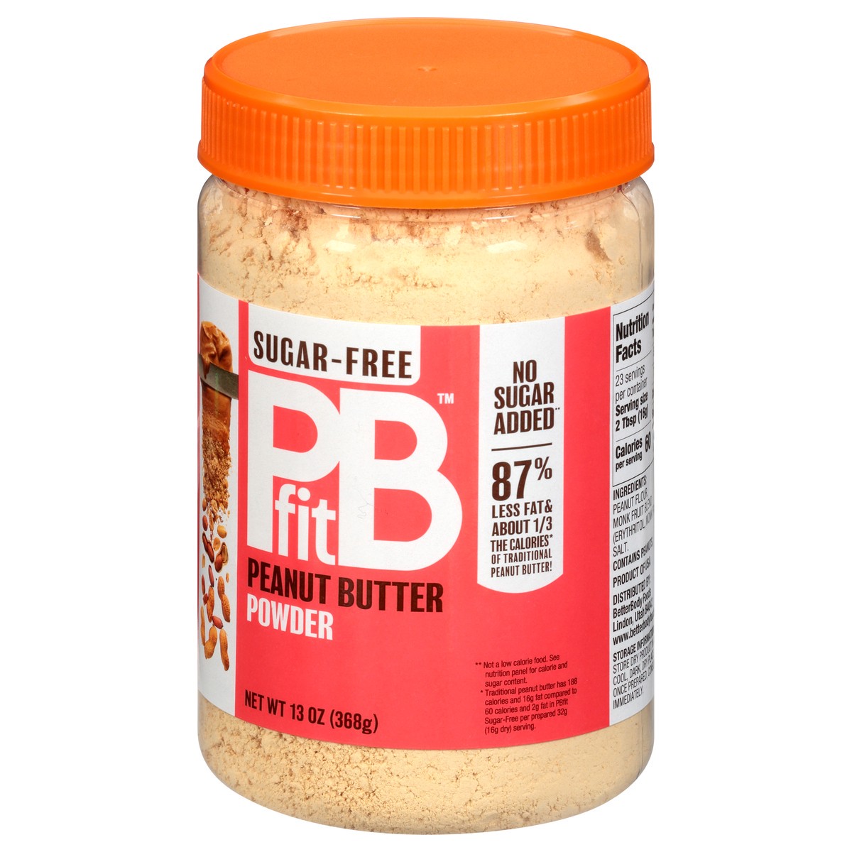slide 5 of 9, PBfit Sugar-Free Peanut Butter Powder 13 oz, 13 oz