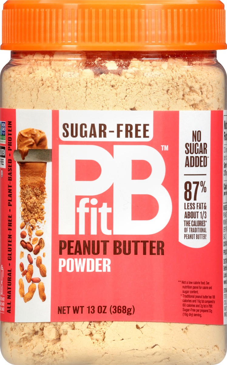 slide 1 of 9, PBfit Sugar-Free Peanut Butter Powder 13 oz, 13 oz