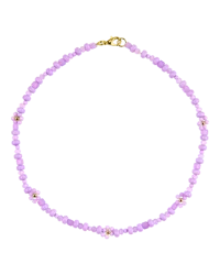 Carter's Toddler 1-Piece Beaded Flower Necklace Purple One Size
