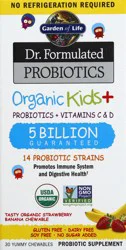 Garden Of Life Probiotics +Vitamins C & D 30 ea