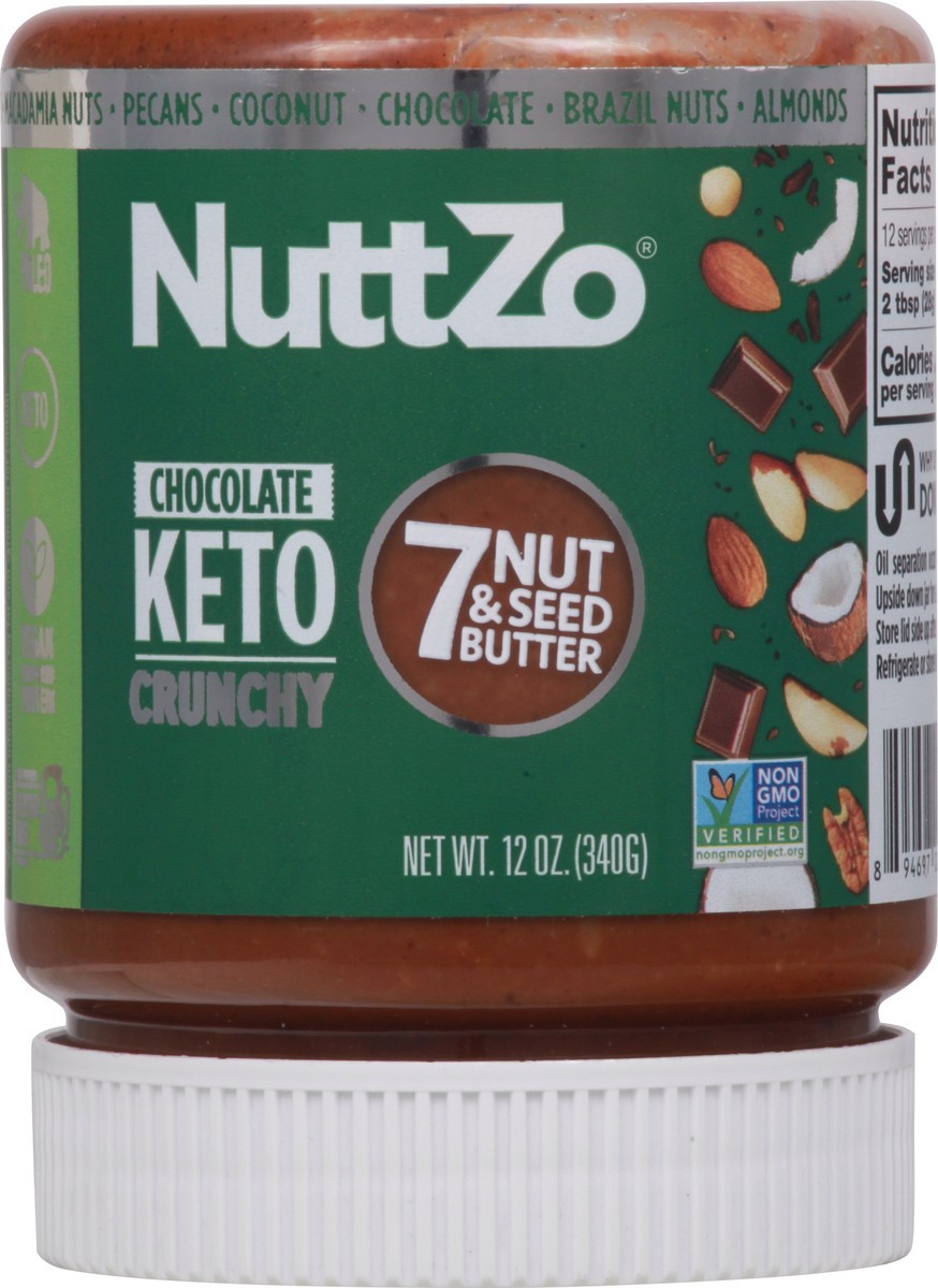 slide 3 of 12, NuttZo Chocolate Keto Butter 12 oz, 12 oz