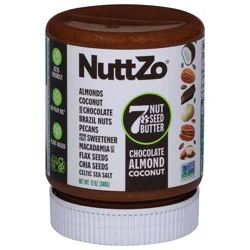 NuttZo Chocolate Almond Coconut 7 Nut & Seed Butter 12 oz